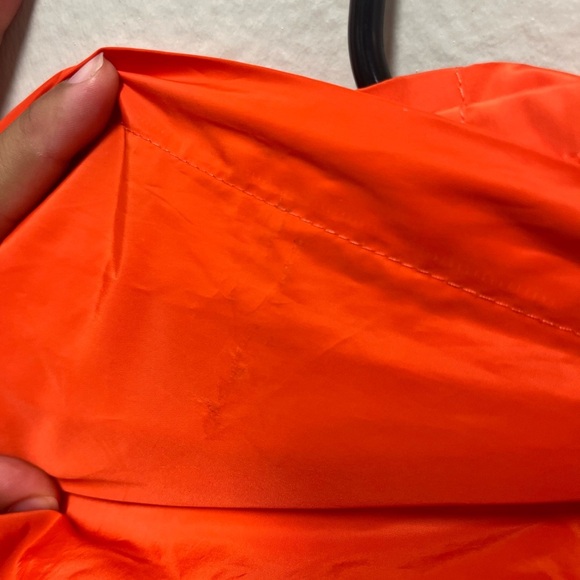 Sam Edelman Orange Utility Jacket with Hood - Picture 9 of 12